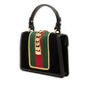 Secondhand Gucci Mini GG Velvet Web Sylvie Top Handle Bag