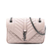 Saint Laurent Medium Sheepskin Triquilt Monogram College Bag Secondhand