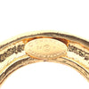 Chanel Gold Plated Multi CC Round Brooch Secondhand