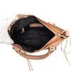 Balenciaga Metallic Craquele Suede Motocross Classic First Satchel Secondhand
