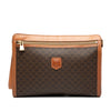 Celine Macadam Coated Canvas Clutch Secondhand
