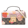 Gucci Mini GG Supreme Monogram Les Pommes Padlock Satchel Secondhand