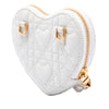 Dior DiorAmour Calfskin Cannage Caro Heart Pouch With Chain Secondhand
