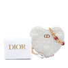 Dior DiorAmour Calfskin Cannage Caro Heart Pouch With Chain Secondhand