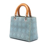 Dior Medium Denim Cannage Studded Lady Dior Secondhand