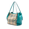 Burberry Small Haymarket Check Canvas and Leather Canterbury Tote Secondhand