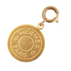 Hermès Gold Plated Clou de Selle Pendant Secondhand
