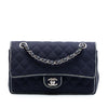 Chanel Medium Classic Printed Grosgrain Double Flap Secondhand