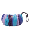 Prada Nappa Trembled Blossoms Stripes Clutch Secondhand