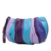 Prada Nappa Trembled Blossoms Stripes Clutch Secondhand