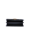 Chanel CC Quilted Patent Accordion Pushlock Top Handle Flap Secondhand
