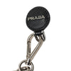 Prada Saffiano and Brass Robot Chain Brooch Secondhand