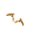 Chanel CC Gold Plated Button Clip On Earrings Secondhand