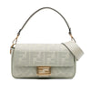 Fendi Zucca Embroidered Canvas Baguette Satchel Secondhand