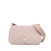 Chanel Calfskin Stitched Highlander Messenger Bag Secondhand