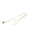Chanel CC Gold Plated Bicolor Acrylic Ball Pendant Necklace Secondhand