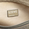 LOEWE Embossed Anagram Leather Repeat T Clutch Secondhand