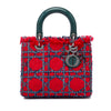 Dior Medium Tweed Cannage Fringe Lady Dior Secondhand