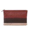 Bottega Veneta Tricolor Nappa Intrecciato Clutch Secondhand