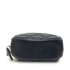 Chanel CC Quilted Caviar Round Clutch With Chain Secondhand