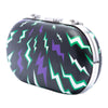 Prada Universal Studios Leather Thunder Frankenstein Clutch with Chain Secondhand