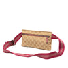 Gucci GG Canvas Web Double Pocket Belt Bag Secondhand