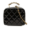 Chanel Quilted Patent Vanity Case Secondhand