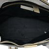 Burberry Elephant Embossed Calfskin Check Dewsbury Satchel Secondhand