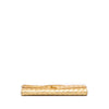 Bottega Veneta Metallic Lambskin Intrecciato Andiamo Clutch Secondhand