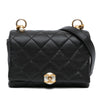 Chanel Mini Quilted Calfskin Pearl CC Accordion Flap Secondhand