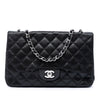 Chanel Jumbo Classic Perforated Lambskin Single Flap Secondhand