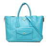 Prada Vitello Daino Side Zip Twin Pocket Open Convertible Tote Secondhand
