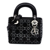 Dior Mini Satin Cannage Strass Crystal Embellished Lady Dior Secondhand