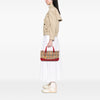 Burberry Haymarket Check Canvas Handbag Secondhand