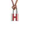 Hermès Palladium Plated Cadena H Lock Charm Padlock Necklace Secondhand