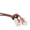 Hermès Palladium Plated Cadena H Lock Charm Padlock Necklace Secondhand