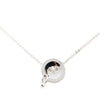 Dior Brass Button Pendant Necklace Secondhand