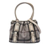 Burberry Small Smoke Check Coated Canvas Northfield Satchel Secondhand