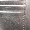 Fendi Metallic Leather Logo Bifold Compact Wallet Secondhand