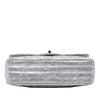 Chanel Small Classic Chevron Metallic Crumpled Calfskin Double Flap Secondhand