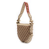 Secondhand Gucci GG Canvas Web Pelham Studded Hobo