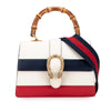 Gucci Medium Leather Bamboo Dionysus Web Satchel Secondhand