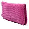 Bottega Veneta Nappa Intrecciato Turn Lock Clutch Secondhand
