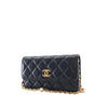 Chanel CC Quilted Lambskin Enamel and Pearl Wallet On Chain Secondhand