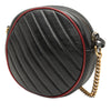 Gucci Mini GG Marmont Matelasse Leather Torchon Round Crossbody Secondhand