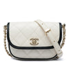 Chanel Mini CC Bicolor Quilted Caviar Messenger Flap Secondhand