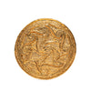 Chanel CC Gold Plated Swirl Medallion Brooch Secondhand