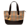 Burberry Haymarket Check Canvas Tote Secondhand