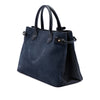 Burberry Medium Suede and Calfskin Banner Satchel Secondhand