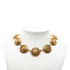 Chanel CC Gold Plated Cambon Medallion Necklace Secondhand